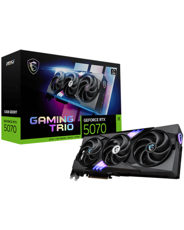 Видеокарта MSI RTX5070 GAMING TRIO 12GB GDDR7 192bit 3xDP HDMI 3FAN RTL