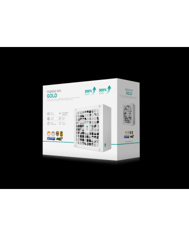 Блок питания Deepcool GAMERSTORM PQ850G WH (ATX 3.1, 850W, Full Cable Management, PWM 120mm fan, 80+ GOLD, Active PFC + Half Bri