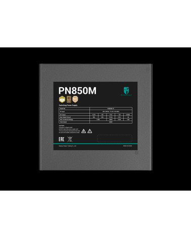 Блок питания Deepcool GAMERSTORM PN850M (ATX 3.1, 850W, Full Cable Management, PWM 120mm fan, Active PFC, 80+ GOLD, Active PFC +