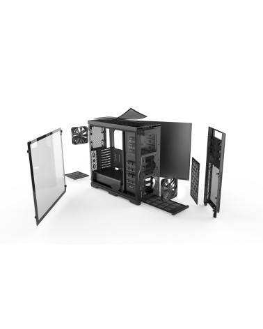 Корпус PHANTEKS Enthoo Pro Tempered Glass, Black, без БП, PWM Hub, Full-Tower / PH-ES614PTG_BK