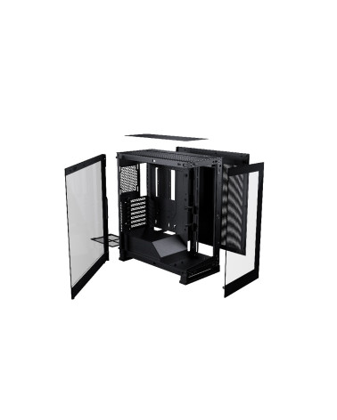 Корпус PHANTEKS NV5S Black, Digtial RGB Lighting, 4x120mm ARGB Fan, без БП, Tempered Glass, Mid-Tower / PH-NV523s_DBK01