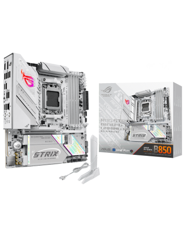 Материнская плата ASUS ROG STRIX B850-G GAMING WIFI AM5 micro-ATX 4xDDR5 PCIEx16 4xM.2 2xUSB-C DP HDMI 2.5GLAN Wi-Fi 7