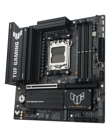 Материнская плата ASUS TUF GAMING B850M-PLUS II AM5 mATX 4хDDR5 PCIEx16 PCIEx1 USB-C DP HDMI 3xM.2 2.5GLAN