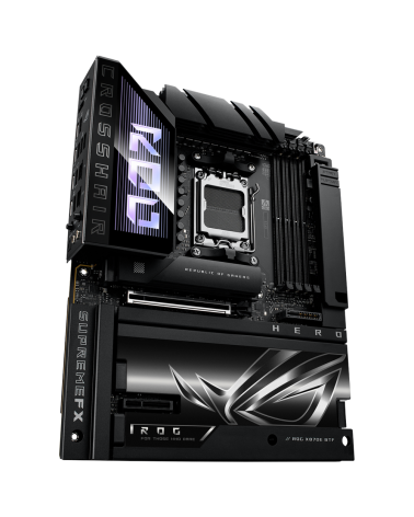 Материнская плата ASUS ROG CROSSHAIR X870E HERO BTF AM5 ATX 4xDDR5 PCIEx16 PCIEx4 5xM.2 4xUSB-C HDMI 5GLAN 2.5GLAN Wi-Fi 7