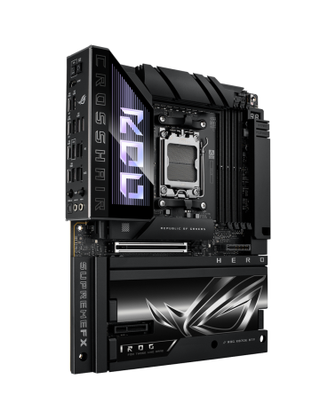 Материнская плата ASUS ROG CROSSHAIR X870E HERO BTF AM5 ATX 4xDDR5 PCIEx16 PCIEx4 5xM.2 4xUSB-C HDMI 5GLAN 2.5GLAN Wi-Fi 7