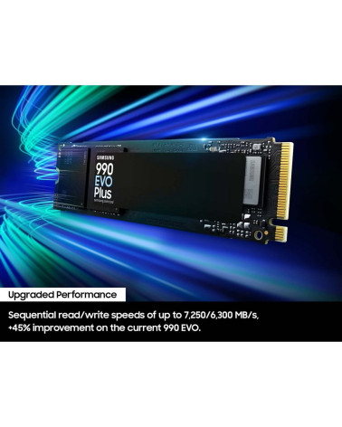 Твердотельный накопитель SSD Samsung M.2 2280 1 TB 990 EVO PLUS PCIe 4.0×4 / 5.0×2 NVMe