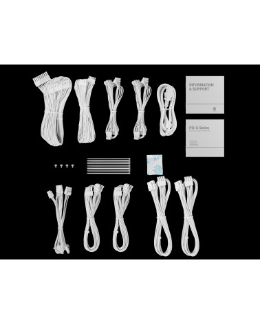 Блок питания Deepcool GAMERSTORM PQ750G WH (ATX 3.1, 750W, Full Cable Management, PWM 120mm fan, 80+ GOLD, Active PFC + Half Bri