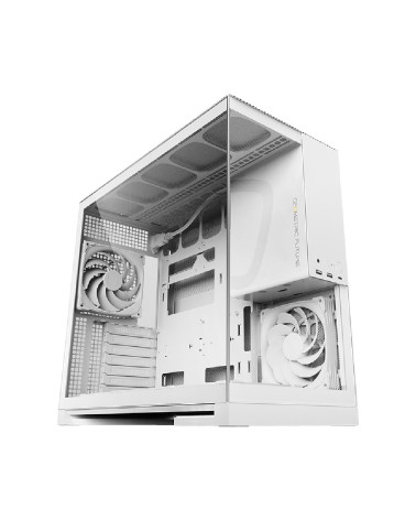 Корпус Geometric Future Model 5 White with fans / mid tower, E-ATX / 5x140mm ARGB fans / 1AM5WKWT01100