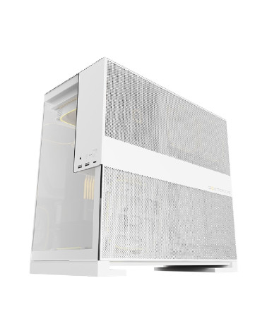 Корпус Geometric Future Model 5 White with fans / mid tower, E-ATX / 5x140mm ARGB fans / 1AM5WKWT01100