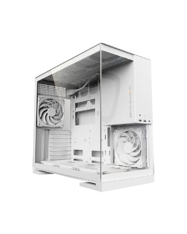 Корпус Geometric Future Model 5 White with fans / mid tower, E-ATX / 5x140mm ARGB fans / 1AM5WKWT01100