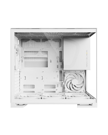 Корпус Geometric Future Model 5 White with fans / mid tower, E-ATX / 5x140mm ARGB fans / 1AM5WKWT01100