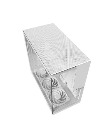 Корпус Geometric Future Model 5 White with fans / mid tower, E-ATX / 5x140mm ARGB fans / 1AM5WKWT01100