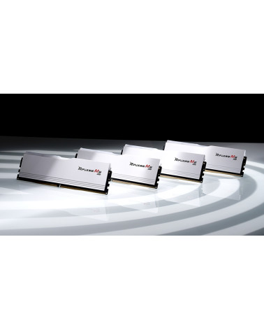 Модуль памяти DDR5 G.SKILL RIPJAWS M5 RGB 32GB (2x16GB) 6000MHz CL30 (30-40-40-96) 1.35V / F5-6000J3040F16GX2-RM5RW / White