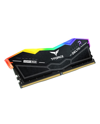 Модуль памяти DDR5 TEAMGROUP T-Force Delta RGB 64GB (2x32GB) 6000MHz CL38 (38-46-46-84) 1.35V / FF3D564G6000HC38JDC01 / Black