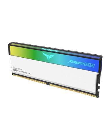 Модуль памяти DDR5 TEAMGROUP T-Force Xtreem ARGB 32GB (2x16GB) 6000MHz CL30 (30-36-36-76) 1.35V / FFAD532G6000HC30DC01 / White