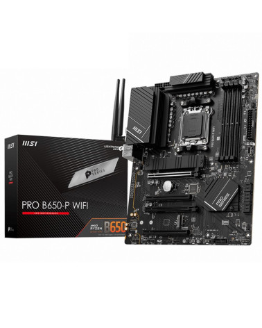 Материнская плата MSI PRO B650-P WIFI MS-7D78\PRO B650-P WIFI\601-7D78-010,11\801 -7D78-001\STD PRO B650-P WIFI,B650,AM5,4DDR5,4