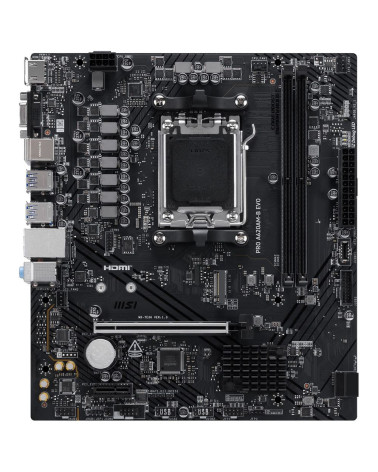 Материнская плата MSI PRO A620AM-B EVO A620, AM5, 2*DDR5, 1*PCIEx16, 1*PCIEx1, 1*M.2, 1*TypeC, 6*USB3.2Gen1, 6*USB2.0, 2*SATA3.0