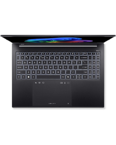 Ноутбук Acer Swift Go 16 SFG16-74-71W0 Intel Core Ultra 7 258V/32Gb/SSD1Tb/16"/OLED/WUXGA+/2048x1280/120Hz/NoOS/Black (NX.JNMCD.