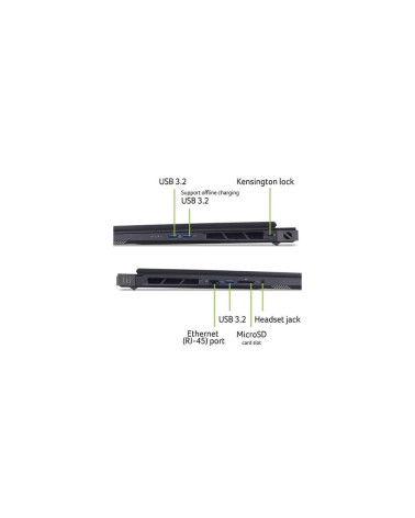 Ноутбук Acer Predator Helios 18 AI PH18-73-939Q Intel Core Ultra 9 275HX/32Gb/SSD2Tb/RTX5080 16Gb/18"/IPS/WQXGA/2560x1600/250Hz/