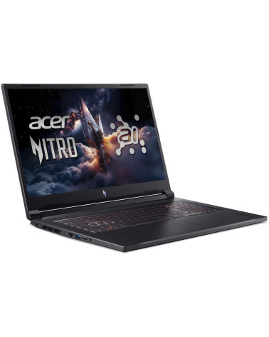 Ноутбук Acer Nitro V 17 AI ANV17-41-R9Q9 AMD Ryzen 7 260/16Gb/SSD1Tb/RTX5060 8Gb/17.3"/IPS/QHD/2560x1440/165Hz/NoOS/Black (NH.QY