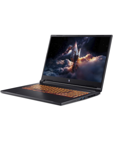 Ноутбук Acer Nitro V 17 AI ANV17-41-R9Q9 AMD Ryzen 7 260/16Gb/SSD1Tb/RTX5060 8Gb/17.3"/IPS/QHD/2560x1440/165Hz/NoOS/Black (NH.QY