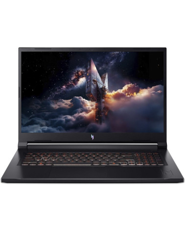 Ноутбук Acer Nitro V 17 AI ANV17-41-R6A6 AMD Ryzen 7 260/16Gb/SSD1Tb/RTX5060 8Gb/17.3"/IPS/FHD/1920x1080/144Hz/NoOS/Black (NH.QY