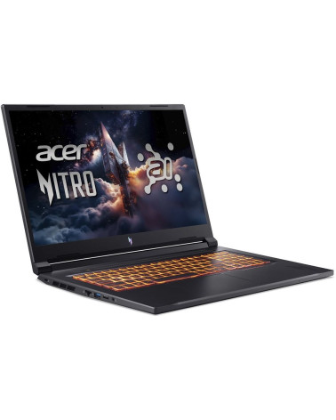 Ноутбук Acer Nitro V 17 AI ANV17-41-R0P2 AMD Ryzen 7 260/32Gb/SSD1Tb/RTX5060 8Gb/17.3"/IPS/FHD/1920x1080/144Hz/NoOS/Black (NH.QY