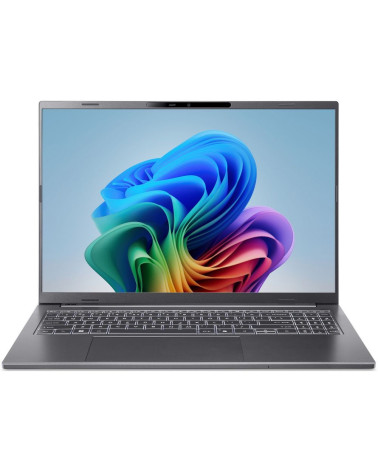 Ноутбук Acer Aspire 16 AI A16-61M-R4BE AMD Ryzen AI 5 330/16Gb/SSD512Gb/16"/IPS/WUXGA/1920x1200/120Hz/NoOS/Grey (NX.JLLCD.005)