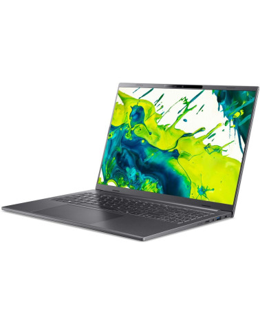 Ноутбук Acer Aspire 16 AI A16-61M-R4BE AMD Ryzen AI 5 330/16Gb/SSD512Gb/16"/IPS/WUXGA/1920x1200/120Hz/NoOS/Grey (NX.JLLCD.005)