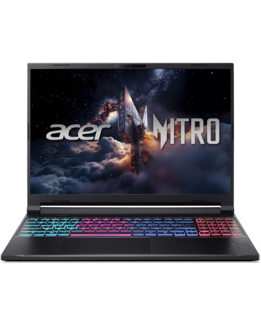 Ноутбук Acer Nitro V 16S ANV16S-71-58YF Intel Core 5 210H/16Gb/SSD1Tb/RTX5060 8Gb/16"/IPS/WQXGA/2560x1600/180Hz/NoOS/Black (NH.U