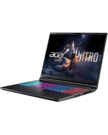 Ноутбук Acer Nitro V 16S ANV16S-71-58YF Intel Core 5 210H/16Gb/SSD1Tb/RTX5060 8Gb/16"/IPS/WQXGA/2560x1600/180Hz/NoOS/Black (NH.U