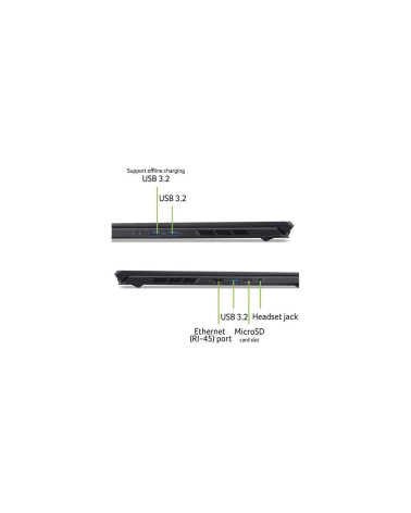 Ноутбук Acer Nitro V 16S ANV16S-71-55X8 Intel Core 5 210H/16Gb/SSD512Gb/RTX5050 8Gb/16"/IPS/WUXGA/1920x1200/180Hz/NoOS/Black (NH