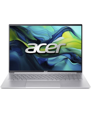 Ноутбук Acer Swift Lite 16 SFL16-51M-785G Intel Core Ultra 7 155U/16Gb/SSD1Tb/16"/IPS/WUXGA/1920x1200/60Hz/NoOS/Silver (NX.D3VCD