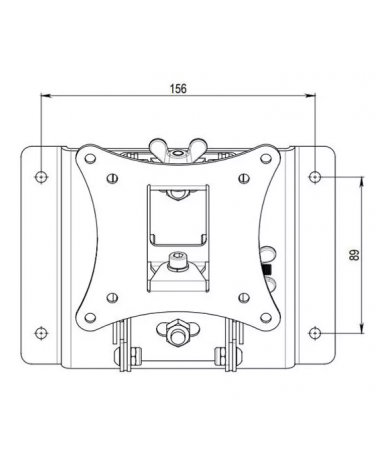 RCS1022-AL Настольный наклонный кронштейн для монитора диагональю 10–24''