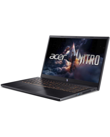 Ноутбук Acer Nitro V 15 ANV15-52-5546 Intel Core 5 210H/16Gb/SSD512Gb/RTX5050 8Gb/15.6"/IPS/FHD/1920x1080/165Hz/NoOS/Black (NH.Q