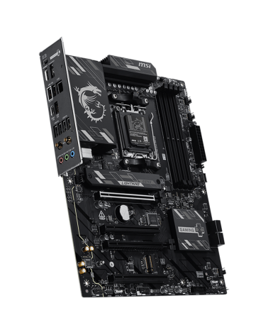 Материнская плата MSI B850 GAMING PRO WIFI6E B850, AM5, 4*DDR5, 4*PCIEx16, 2*M.2, 2*TypeC, 3*USB3.2Gen2, 6*USB3.2Gen1, 4*USB2.0,