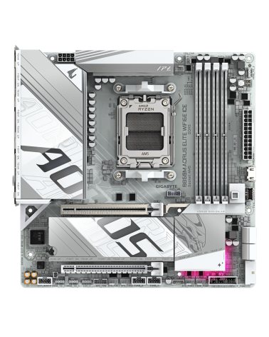 Материнская плата Gigabyte OEM B850M AORUS ELITE WIFI6E ICE, Socket AM5, AMD B850, 4xDDR5-5200, DP, 2xPCI-Ex16, 4xSATA3(RAID 0/1