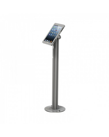 2mVESA MiniFit P100 - Напольная стойка для планшета iPAD 10.5", наклон ±90°, вращение 360°, В 1010мм, замок, серебро