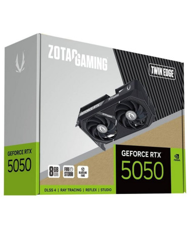 Видеокарта Zotac RTX5050 TWIN EDGE 8GB GDDR6 128bit 3xDP HDMI 2FAN MEDIUM PACK