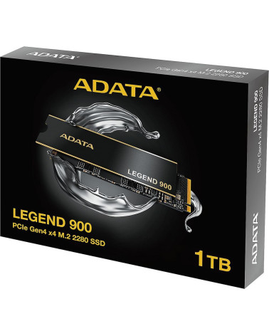 Твердотельный накопитель SSD ADATA LEGEND 900 1TB M.2 NVMe 1.4, PCIe 4.0 x4, 3D NAND, R/W 7000/4700MB/s