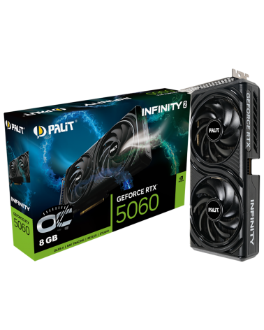Видеокарта Palit RTX5060 INFINITY 2 OC 8GB GDDR7 128bit 3xDP HDMI 2FAN RTL