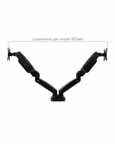 ARM MEDIA LCD-T22 BLACK настольный кронштейн для мониторов