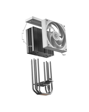 Вентилятор для процессора ID-Cooling FROZN A410 SE ARGB WHITE 180W/Intel 1700, 12*, 115*,AMD AM5,AM4/Screws