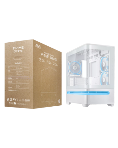 Корпус для ПК ASUS PRIME AP202 TG ARGB WHITE