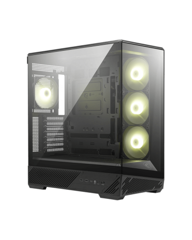 Корпус для ПК MSI MAG PANO 130R PZ 2xUSB 3.2 Gen 1, 1xUSB 3.2 Gen2 Type-C, 3x120mm ARGB Reverse Blade Fan, 1x120mm ARGB Fan, 1 t