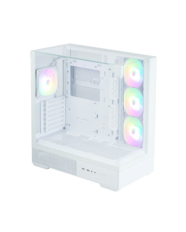 Корпус для ПК Zalman Badpack P40 Prism Plus White ATX Mid Tower, 120mm ARGB x 4 bp