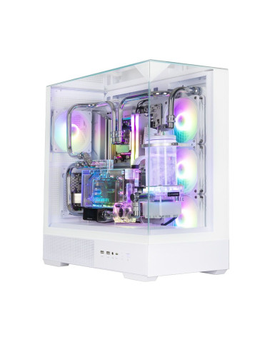 Корпус для ПК Zalman Badpack P40 Prism Plus White ATX Mid Tower, 120mm ARGB x 4 bp