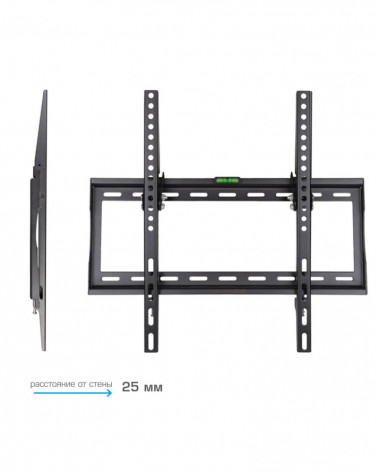 Arm Media STEEL-4 черный кронштейн на стену для ТВ 22"-65"