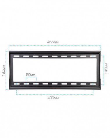 Arm Media STEEL-4 черный кронштейн на стену для ТВ 22"-65"