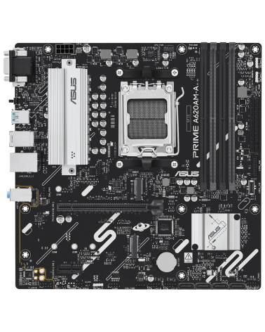 Материнская плата ASUS PRIME A620AM-A-CSM AM5 mATX 4xDDR5 PCIEx16 2xPCIEx1 2xM.2 DP HDMI VGA GLAN